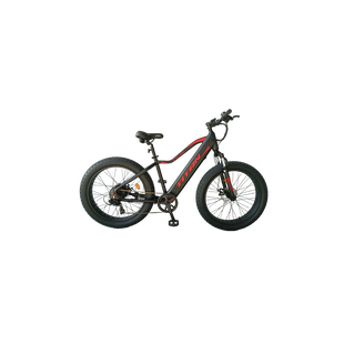 Электровелосипед E-Titan Stalker 26" 18" Черный-Красный [264ETJA-004980]