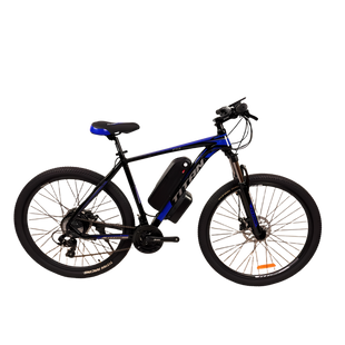 Электровелосипед Titan FOX 29" 20" MXUS FX-15 CASSETTE 48V13Ah Черный-Синий [00-00006121]