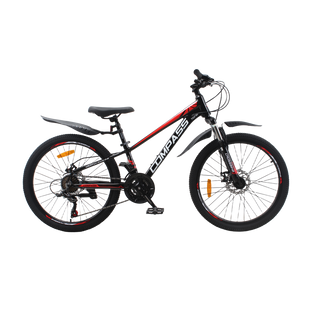 Велосипед CrossBike COMPASS 24" 11" Черный-Красный [24СTA-006247] купить