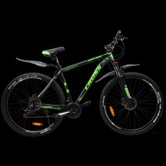 Велосипед Cross Hunter 27.5" 17" Черный-Зеленый [27CJA-002772] купить