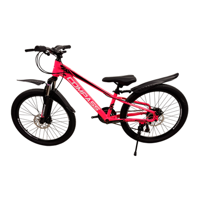Велосипед CrossBike COMPASS 24" 11" Розовый-Чёрный [24СTA-006248] купить