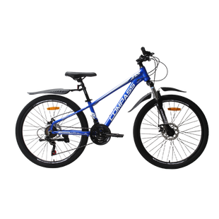 Велосипед CrossBike COMPASS 26" 12.5" Синий-Белый [26СTA-006252] купить