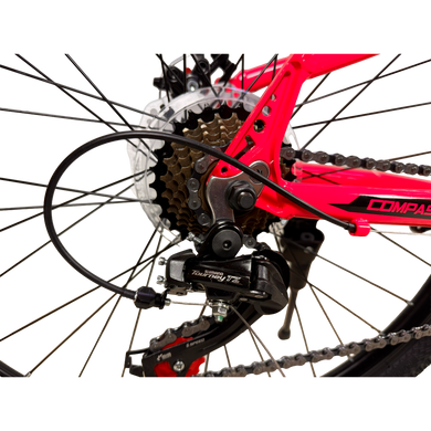 Велосипед CrossBike COMPASS 26" 12.5" Рожевий-Чорний [26СTA-006251] купити