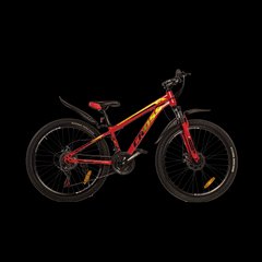 Велосипед Cross FAST 26" 13" Красный-Черный-Желтый [26CJS-004678] купить