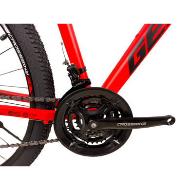Велосипед Crossbike Genesis 29" 21" Чорний-Червоний [29СTA-006305] купити