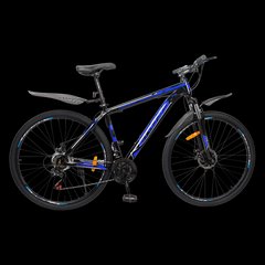 Велосипед CROSS Stinger 27.5" 18" Черный-Синий [27СTS-004316] купить