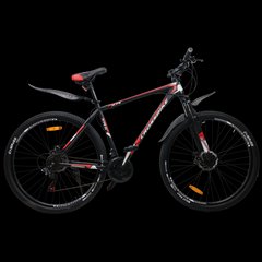 Велосипед CrossBike Racer 27.5" 17" Черный-Красный [27PrJS-004901] купить